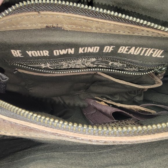 STS Ranchwear Satchel Cowhide Leather Purse - Picture 5 of 6